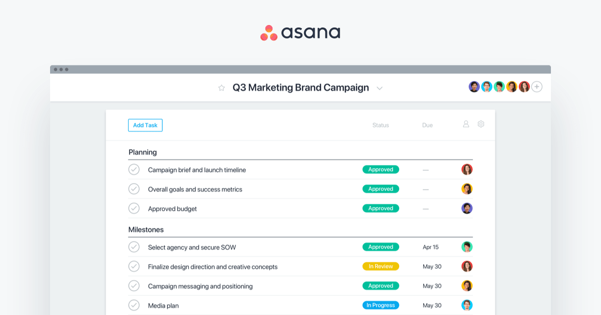 Apps like Trello: Asana